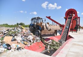 Waste sorting line in Sambir