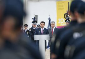 Sergey Knyazev, Vladimir Groisman and Petro Poroshenko