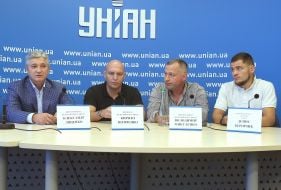 Alexander Lishenko, Kirill Shevchenko, Vladimir Mikulenko and Denis Berincik