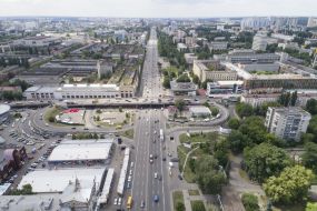 View of Shulyavsky overpass