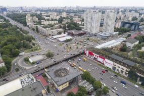 View of Shulyavsky overpass
