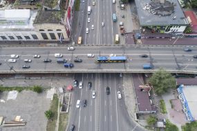 View of Shulyavsky overpass