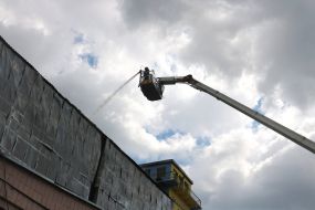 Elimination of fire at the "Progress"