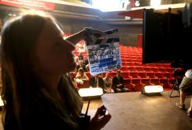 Shooting the movie "Stus"
