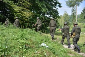 Reservists of the National Guard of Ukraine