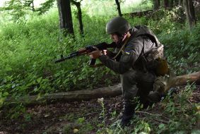 Reservists of the National Guard of Ukraine