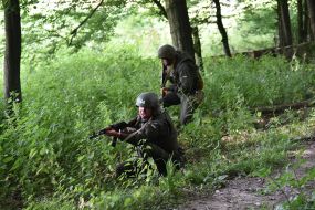 Reservists of the National Guard of Ukraine