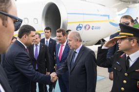 Vladimir Groisman arrived in Ankara