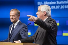 Donald Tusk and Jean-Claude Juncker