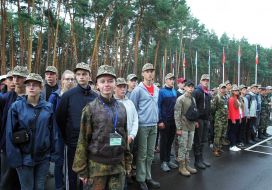 The final stage of the military-sports game "Falcon"