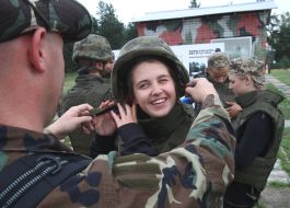 The final stage of the military-sports game "Falcon"