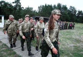 The final stage of the military-sports game "Falcon"