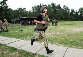 The final stage of the military-sports game "Falcon"