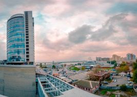 View of the city of Dnipro