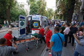 Hospitalization of the participant of the protest action