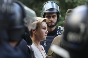 Hospitalization of the participant of the protest action