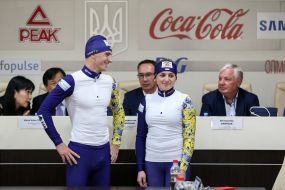 Presentation of the new form of the Ukrainian national biathlon team