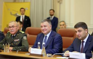 Sergei Yarovoy, Arsen Avakov and Vladimir Groisman