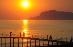 Sunset in Alanya (Turkey)