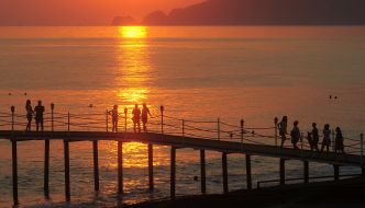 Sunset in Alanya (Turkey)