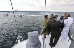 Stepan Poltorak, Viktor Muzhenko, Petr Poroshenko and Igor Voronchenko