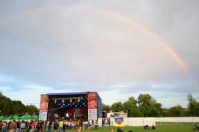 Rainbow in the sky