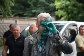 Vitaly Shabunin, bathed in greenery