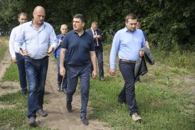 Volodymyr Groisman acquainted with the work of the farm "Tatiana 2011"