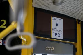 Information about fare in trolley buses