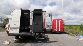 Consequences of a large-scale accident at the Kiev-Chop highway