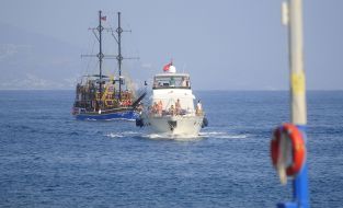 Pleasure boats in Turkey