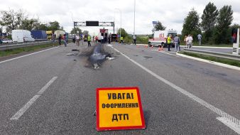 Consequences of a large-scale accident at the Kiev-Chop highway