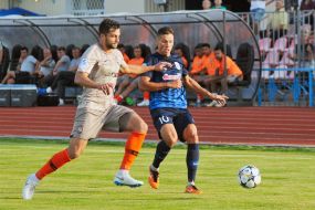 The game moment of the match