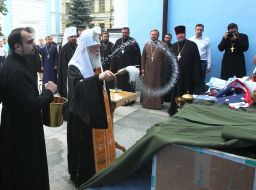 Consecration of clothes for chaplains