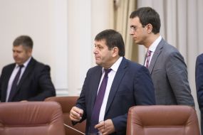 Vladimir Kustion and Volodymyr Omelyan