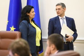Ivanna Klimpush-Tsintsadze and Vitaliy Kovalchuk
