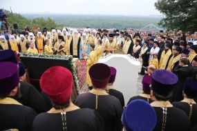 Moleben on Volodymyr's hill