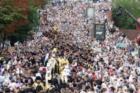 Moleben on Volodymyr's hill