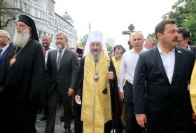 Moleben on Volodymyr's hill