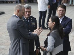 Andrei Teteruk, Petr Tsigikal, Oksana Markarova and Igor Zhdanov