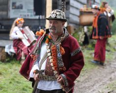 Man in the national Hutsul costume