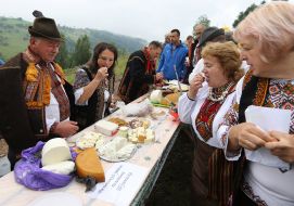 Participants of the holiday "Poloninsky cry"