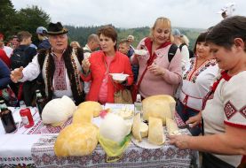 Participants of the holiday "Poloninsky cry"