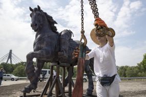Creation of a monument to the hero Ilya Muromets