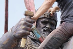 Creation of a monument to the hero Ilya Muromets