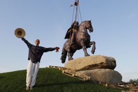 Creation of a monument to the hero Ilya Muromets