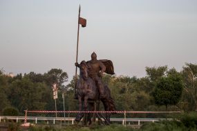 Creation of a monument to the hero Ilya Muromets