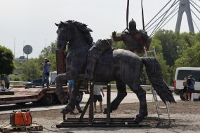 Creation of a monument to the hero Ilya Muromets
