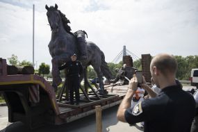 Creation of a monument to the hero Ilya Muromets