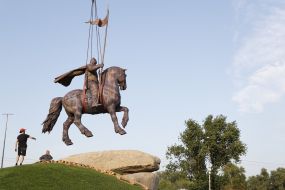 Creation of a monument to the hero Ilya Muromets